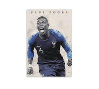 WQBYDS Peintures Sur Toile 40 * 60cm Senza Cornice Paul Pogba Poster Canvas Wall Art Pictures for Bedroom Wall Art Gifts Decor