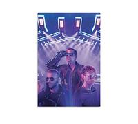 WQBYDS Peintures Sur Toile 60 * 80cm Senza Cornice Dominic Howard Matthew Bellamy Decorazione della stanza per i ragazzi Camera da letto Home Music Poster