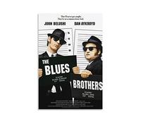 WQBYDS Tableau Toile Decoration 40 * 60cm Senza Cornice Film The Blues Brothers Tela decorativa Wall Art Soggiorno Poster Camera da letto