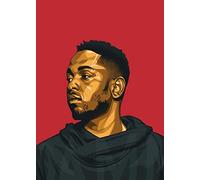 WQBYDS Tableau Toile Decoration 40 * 60cm Senza Cornice Kendrick Lamarn Poster e Wall Art Modern Family camera da letto Decor