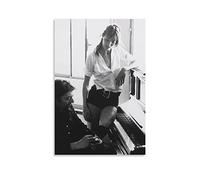 WQBYDS Tableau Toile Decoration 50 * 70cm Senza Cornice Serge Gainsbourg Jane Birkin Poster Canvas Wall Art Pictures for Bedroom Wall Art Gifts Decor