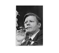WQBYDS Tableau Toile Decoration 60 * 90cm Senza Cornice Helmut Schmidt Poster Canvas Wall Art Room Pictures for Bedroom Gifts Decor