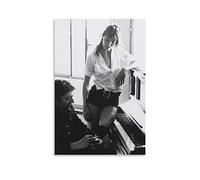 WQBYDS Tableau Toile Decoration 60 * 90cm Senza Cornice Serge Gainsbourg Jane Birkin Poster Decorazione Soggiorno Camera da letto Pittura