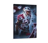 WQBYDS Toile Peinture 50 * 70cm Senza Cornice Damien Harris Football Star pittura Poster su tela Stampe arte murale Immagine