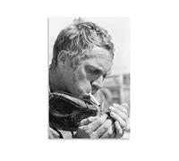 WQBYDS Toile Peinture 60 * 80cm Senza Cornice Steve McQueen-114 Tela Wall Art Soggiorno Poster Camera da letto Decor Pittura