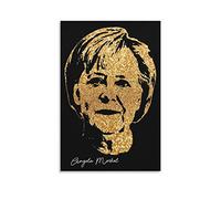 WQBYDS Toile Peinture 60 * 90cm Senza Cornice Tela di Angela Merkel