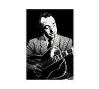 WQBYDS Toile Tableau 40 * 60cm Senza Cornice Musicista jazz Django Reinhardt Poster musicale Soggiorno Camera da letto Pittura Opera d'arte