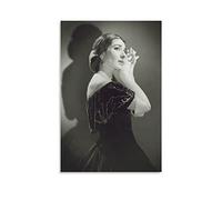 WQBYDS Toile Tableau 50 * 70cm Senza Cornice Il Soprano Maria Callas Classici Poster Wall Art Opere d'arte Camera da letto Soggiorno Decor