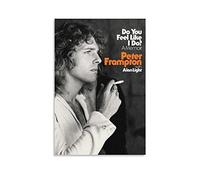 WQBYDS Toile Tableau 60 * 80cm Senza Cornice Cantante Peter Frampton Poster Decorazione Soggiorno Camera da letto Pittura