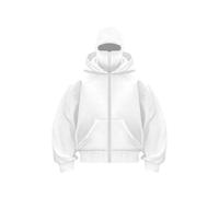 WQCMH Autumn and Winter Men's and Women's Casual Sportswear with Hooded Mask Design Sporty Plus Size Hoodie(White,Grand)