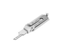 WQCMH Stainless Steel Precision Tool 2 in 1 Key Decoder Hook & Pick Set O-ring Pickup Hand Tool Kit Maintenance Repair Tool Set(M1 MS2)