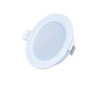 WQCSH LED Downlight Intégré Projecteur Spotlight Lumière Neutre 4500K 6W AC185-240V Diamètre 95mm Trou Aapplicable 75mm Ultramince Anti-éblouissement IP44LED Lampe Plafond Variole -2PC