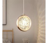 WQCSH Moderne Simplicité Lampe Suspendue Chambre Coucher Lampe de Chevet Décoration Original Personnalité Art Ambiance Unique Longue ligne Bulles Petite Luxe léger Lever et descendre Réglable