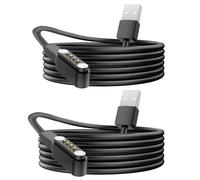 WQD-Câble de charge compatible avec Mobvoi TicNote KI Dictaphone numérique Câble chargeur station de charge pour Mobvoi TicNote (noir + noir)