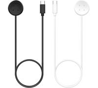 Wqd-Câble De Chargeur Compatible Avec Google Pixel Watch 3/Pixel Watch2&fitbit Versa4/Versa3/Sense2/Sense/Ace Lte, 2pcs 3,3 Pieds/1m Câble De Charge Magnétique À Charge Rapide Pour Pixel Watch 3