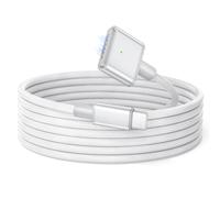 WQD-Câble USB C vers Magnétique 3 2M,140W PD Charge Rapide Type C Magnétique Safe 3 pour MacBook Air (13" 15" M4 2025,M3 2024,M2 2023 2022),MacBook Pro (16" 14" M4 Max M3 2024,M2 2023,M1 2021)