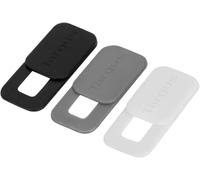 WQD-Cache Webcam Spy Guard (3 pièces) ¿ Protecteur pour webcam fin et coulissant ¿ Protection anti-espion pour caméra facile à installer ¿ Noir, AWH025GL