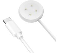 WQD-Chargeur Compatible avec Google Pixel Watch 3/Pixel Watch 2, Station de Charge Magnétique avec Câble de Chargement USB-C de 1M pour Fitbit Ace LTE/Versa 4/3/Sense 2/Sense, Blanc