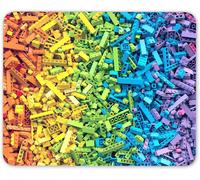 WQD-Collection Rainbow Couleur Lego Tapis de Souris Pad - Geeky Cadeau d'ordinateur # 14331