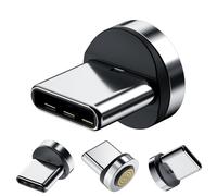 WQD-Conseils de connecteur magnétique Head pour la plupart des tablettes de coussin de câble de téléphone de type C (4 pack), conception pour l'adaptateur de câble de téléphone magnétique