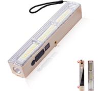 Wqd-Lampe De Camping Magnétique Lumière De Tente Extérieure 2000mah Usb Rechargeable Accessoires De Camping Portable Baladeuse Led Pour Garage Camping, L'éclairage De Travail, Pêche