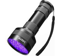 WQD-Lampe Torche UV, Lampe UV avec 51 LEDs Ultra-Violet, 395 nm Lumière Noire Détecteur pour Traceurs Fluorescents Chien Chat Tapis Détecteur Urine Scorpion Vérifie L'argent