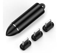 WQD-Magnetic Tips, Multi Magnetic Adapter Magnet Connector USB C Câble de charge magnétique, compatible avec iPhone (lot de 3, pour prise iPhone)
