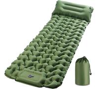 Wqd-Matelas Camping 1 Place, Tapis De Sol Camping Élargi Et Épaissi, Pneumatique Avec Pompe À Air À Pédale, Matelas Ultra-Léger Et Portable, Idéal Pour Le Camping, La Plage, La Randonnée