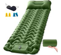 Wqd-Matelas De Camping Autogonflant,Matelas De Camping Gonflable Avec Pompe À Pied Et Oreiller,Tapis De Couchage Confortable Pour Campings,Plage,Randonnée,Tente,Confortable Et Peu Encombrant