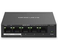WQD-Mercusys TP-Link MS105GP Switch PoE+ 5 ports Gigabit, 4 ports PoE+, 65W pour tous les ports PoE, Boitier Métal, Plug-and-Play, durable et silencieux