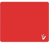 WQD-Mouse Pad MP-01R - Tapis de Souris avec Base en Caoutchouc antidérapant, Surface en Microfibre à glissière Fluide, Enroulable, Durable, Portable - Rouge