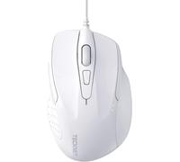WQD-Mouse Pro S2 Souris Filaire Optique Haute Pr¿¿cision 6 Boutons 6400 DPI 4 DPI R¿¿glable Souris Ergonomique pour Windows 11/10/8.1/8/Vista/XP/Mac Ordinateur Portable/Bureau Cable 1.5M-Blanc