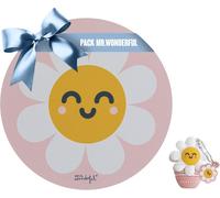 WQD-Pack Cadeau Femme, Mr Wonderful Porte-clés et clé USB Original 32 Go + Tapis de Souris Rose Marguerite - Cadeaux Originaux Anniversaire et Noël pour Femme et Filles