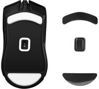 WQD-Patin pour Souris Compatible avec Razer Cobra Wired - Pied de Souris de Remplacement autoadhésif en Caoutchouc Souple - Noir