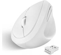 WQD-Perixx PERIMICE-719 Souris Ergonomique - Design Vertical - Extra pour Les Petites Mains et Les déplacements - Parfaite pour l'université et Le Bureau - Blanc