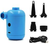 Wqd-Pompe À Air Électrique, Mini Pompes À Air Électriques Portables Usb, Gonfleur Rapide Et Dégonfle Avec 4 Buses De Gonflage Pour Matelas, Piscine, Piscine Extérieure, Bateau Gonflable