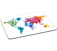 WQD-Tapis de Souris Pedea pour Le Jeu et Le Travail - avec Bords Cousus et Dessous antidérapant 35 x 26 cm Color World.