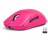 WQD-X Attack Shark X8SE 55g Souris Gaming sans Fil ultra-légère-25000 DPI,capteur PAW3311,trimode BT/2,4G/USB-C,80 Millions de clics,accélération 40G,500mAh,Pilote Web,pour Win/Mac-Rouge Baie