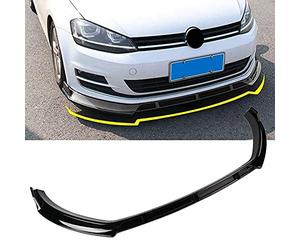 WQEUN Spoiler Avant Voiture Abs Pare Choc Avant Lame Convient pour Golf 7/7.5 Mk7 GTI GTD 7R 2014-2019 Pare-Chocs De Voiture Spoiler Séparateur,CarbonFiber