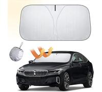 WQFWSD Pare-Soleil pour Pare-Brise Avant pour Kia Rio, Pare-Soleil Voiture, Pliable Pare Brise Voiture, Protection UV/Chaleur, Isolant Thermique Couverture