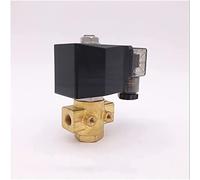 WQGQPXOB 90bar 2way Laiton Eau Haute Pression électrovanne 1/4 Pouces 220VAC Orifice 1mm N/O Type utile(AC380V)