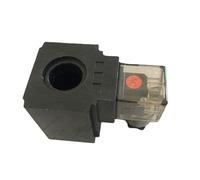 WQGQPXOB Bobine d'électrovanne hydraulique, Trou intérieur/diamètre du 20MM Hauteur 52MM, Type carré AC220V 110V DC24V 2 pièces