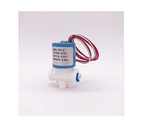 WQGQPXOB Distributeur d'eau en Plastique à 2 Voies, électrovanne 1/4 Ih, Tuyau 24VDC, Machine de contrôle débit, purificateur(110 Volt)