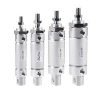 WQGQPXOB Mini-Cylindre pneumatique MBL32 mm, 25/50/75/100/125/150/175/200/225/250/275/300/350/400 mm, S-CA, 1 pièce(Stroke 175mm)