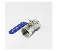 WQGQPXOB Vanne à Bille Monobloc en Acier Inoxydable 1/2, 3/4 ", 1", 1-1/4, 1-1/2", 2, 304, vanne de Commutation d'eau Filetage Interne(36895)