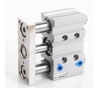WQGQPXOB Vérin pneumatique à 3 Positions, Tige de Guidage compacte, Trois Axes, Guidage pneumatique MGPM16x30 avec Aimant, 1 pièce(MGPM20-,20)