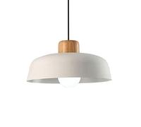 WQHPLMD 1 Pack Nordic élégant plafonnier îlot de Cuisine îlot de Pendentif avec Hauteur de Suspension réglable, luminaire à Manger Industrielle en métal pour Table Barre de Table (Couleur: Blanc,