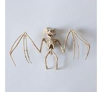 WQHPLMD 12in Animal Skeleton Plastic, os avec des articulations posables pour Halloween Pose Skeleton Prop intérieur/extérieur Décoration Spooky Scene Party Favors, Bat