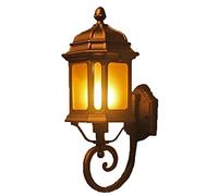 WQHPLMD 2 pièces - rétro frotté en Bronze Finition Murale Lampe de la Lampe mouture en Aluminium Corps en Verre lumières murales Villa décoration Murale Lampe de la Lampe