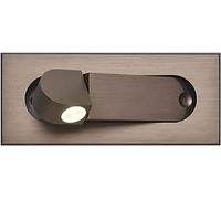 WQHPLMD 360° Rotatable LED Bedside Lamp for Reading and Decor - White Light, 8 * 19cm